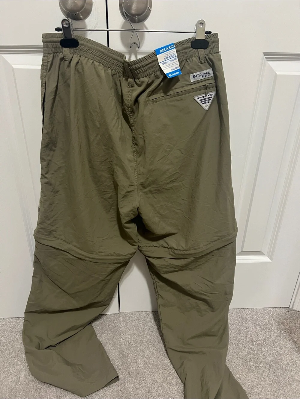 Columbia Olive Green Zip-Off Cargo Pants